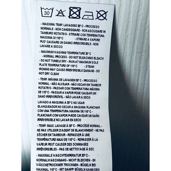 A/X Armani Exchange Dark Blue Moto Biker Slim Fit Button Fly Jeans Men's 28R - Picture 8 of 8